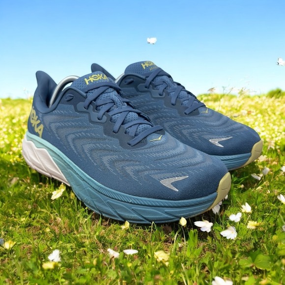 Hoka One One Arahi 6 Bluesteel Sunlit Ocean Mens 11 Stability Run Walk Jog Shoe - Picture 1 of 16